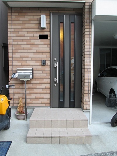 介護改修 玄関施工前