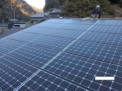太陽光パネル 設置後
